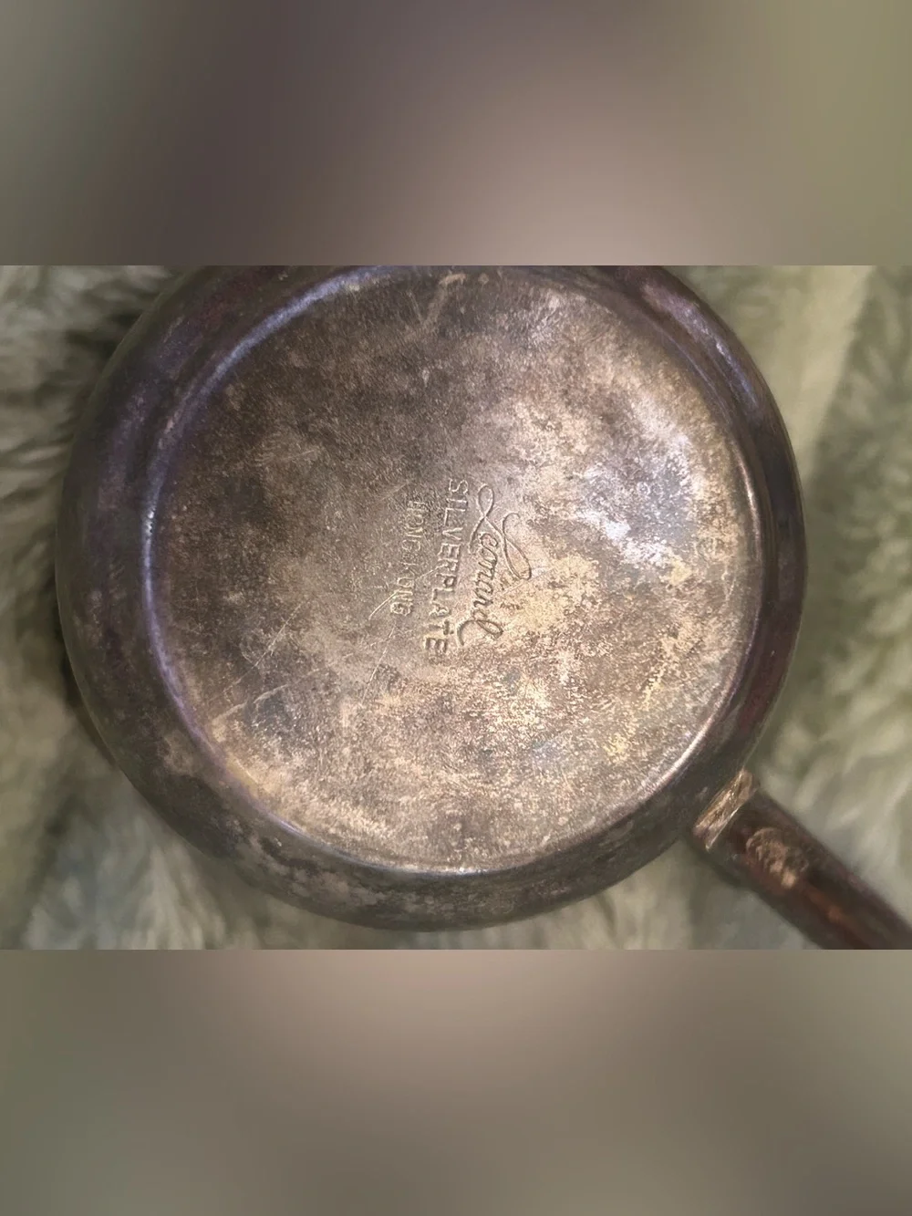 Vintage Leonard baby cup silver plated